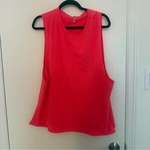 FREE PEOPLE MOVEMENT MUSCLE TANK, NWOT, HOT PINK, SZ L